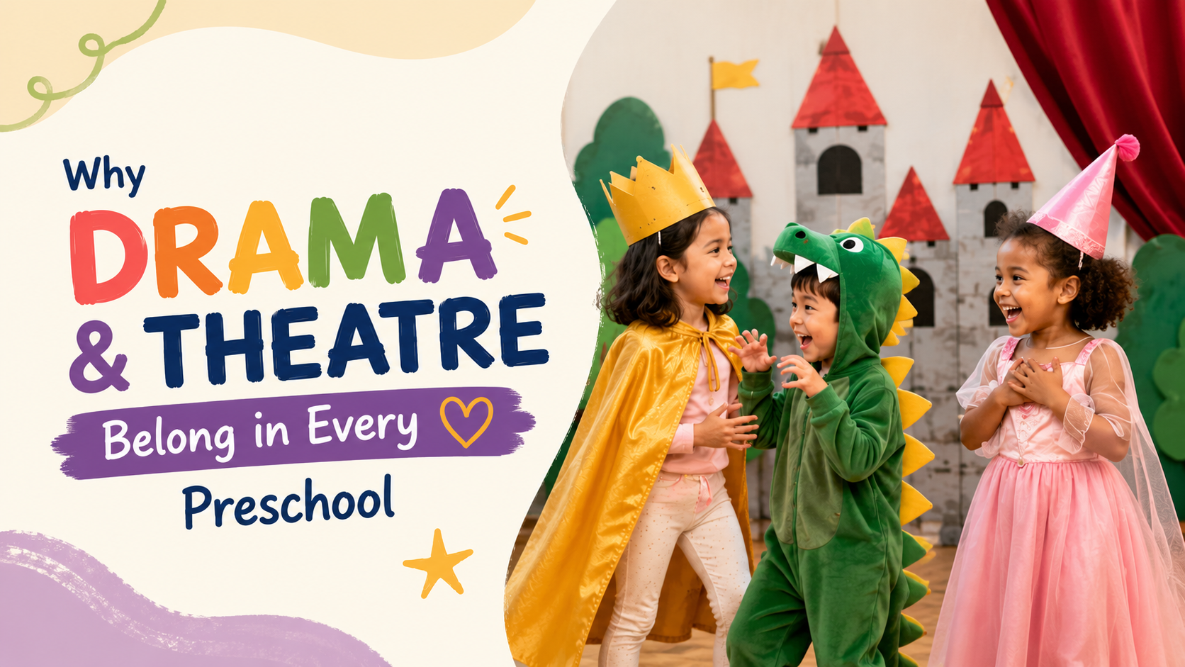 drama theatre preschool best play school in Ghaziabad The Little Scholar Kavi Nagar pretend play puppet storytelling children