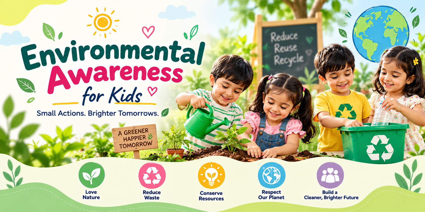 environmental awareness for kids preschool activities best play school in Ghaziabad The Little Scholar Kavi Nagar little guardians planet